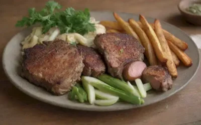 Un plato caliente con un Cardoon verde vibrante