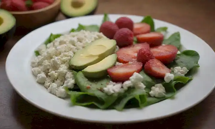Un plato colorido