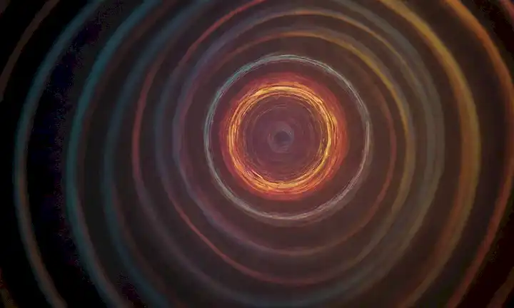 Un vórtice giratorio de colores vibrantes