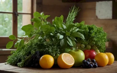 Una planta de hoja verde vibrante con un tallo grueso